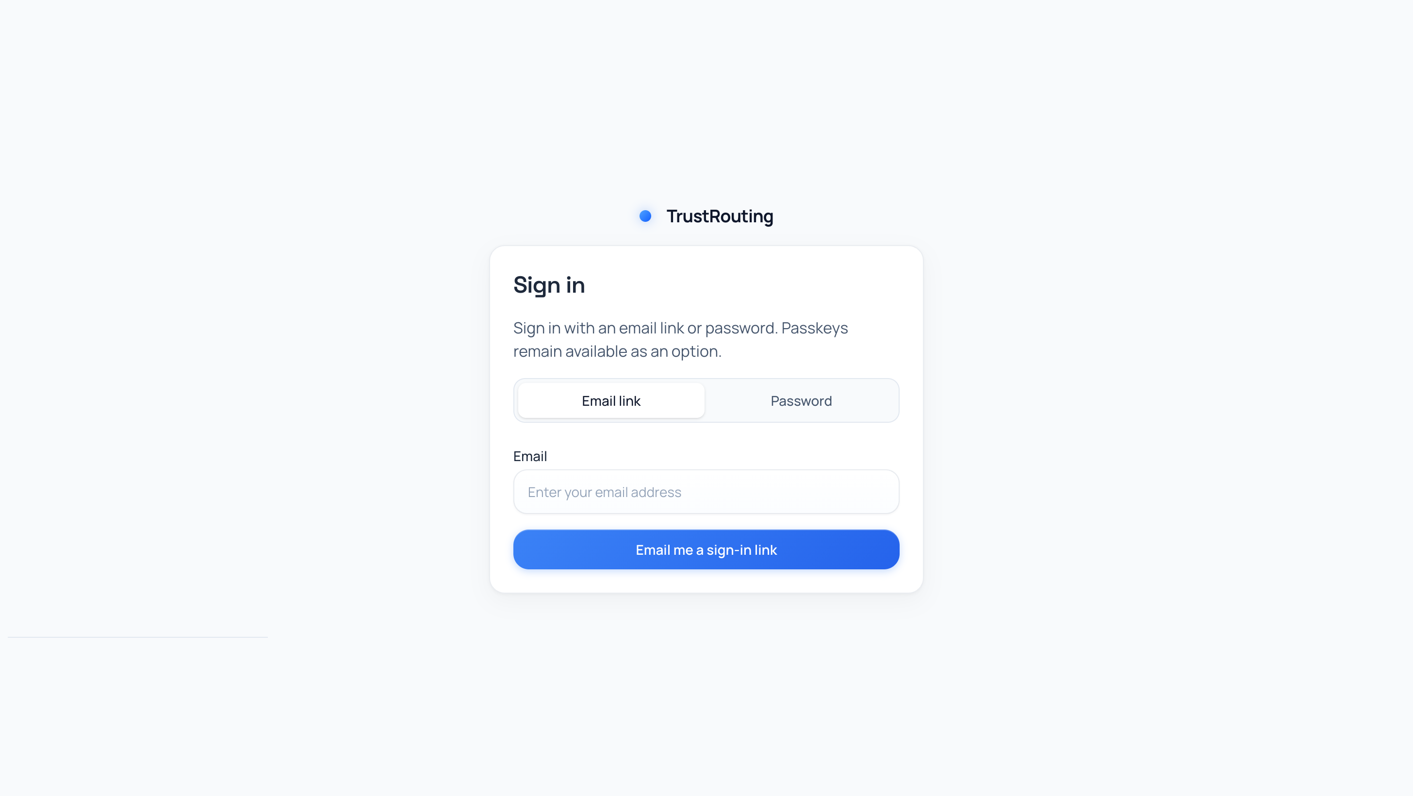 Admin login